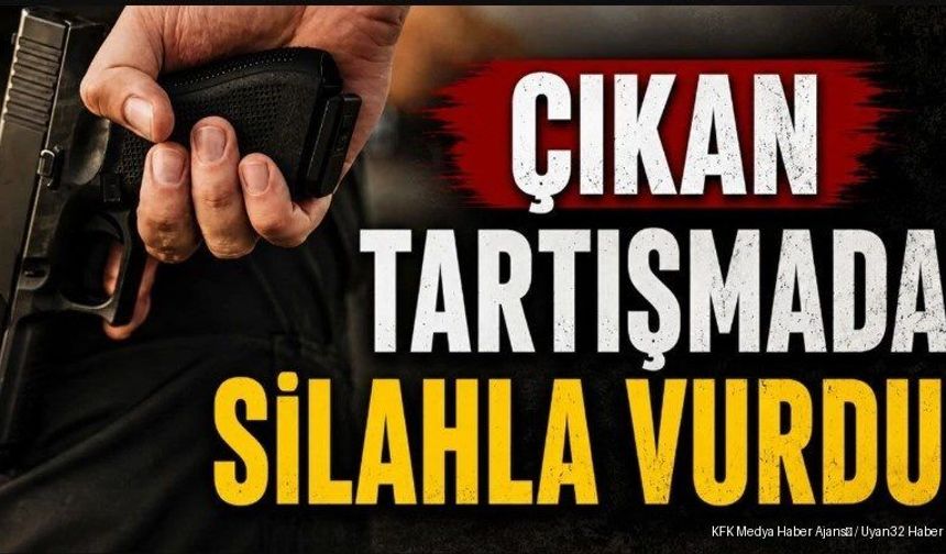 Komşuda Çıkan Tartışmada Silahla Vurdu