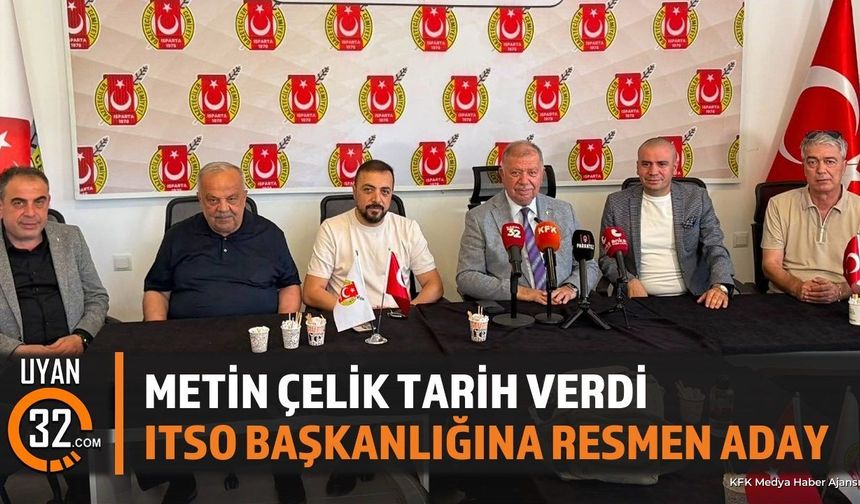Metin Çelik ITSO Başkanlığına Adaylığını Açıklıyor