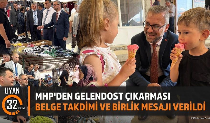 MHP Isparta Gelendost'ta: Aşure İkramı ve Belge Takdimi