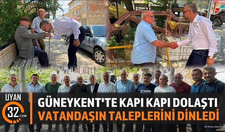 MHP Isparta İl Başkanı Gülay Güneykent'te Halkla Bir Araya Geldi
