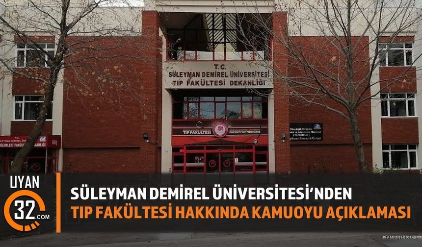 Tıp Fakültesindeki Sınav Süreciyle İlgili Sdü’den Açıklama Geldi