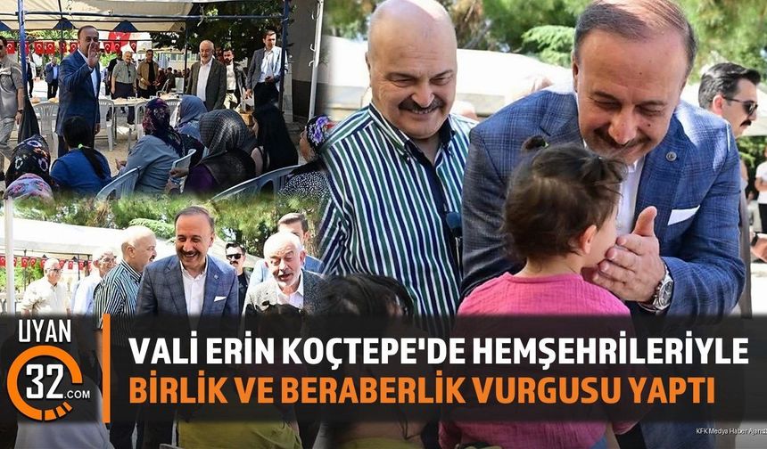 Vali Erin, Koçtepe Köyü'nde Vatandaşlarla Buluştu