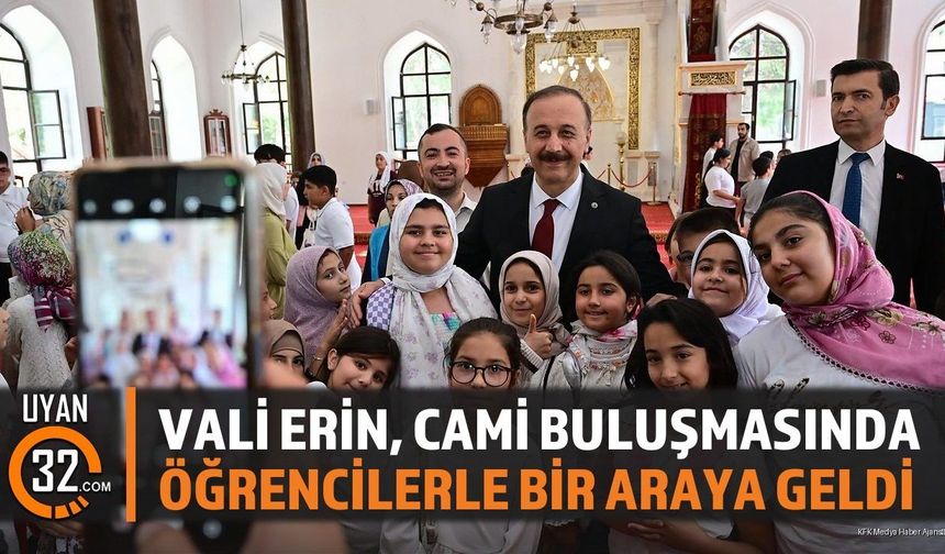 Vali Erin, TÜGVA Yaz Okulu Öğrencileriyle Cami Buluşması'nda