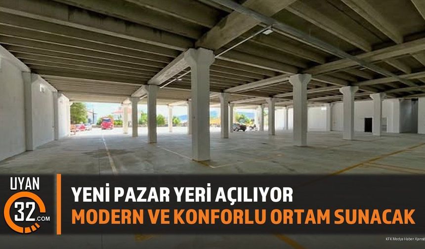 Yenişarbademli Yeni Kapalı Pazar Yeri Cuma Günü Açılıyor