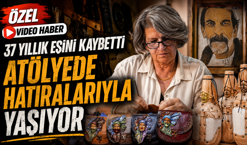 37 Yıllık Eşini Kaybetti Atölyede Hatıralarıyla Yaşıyor