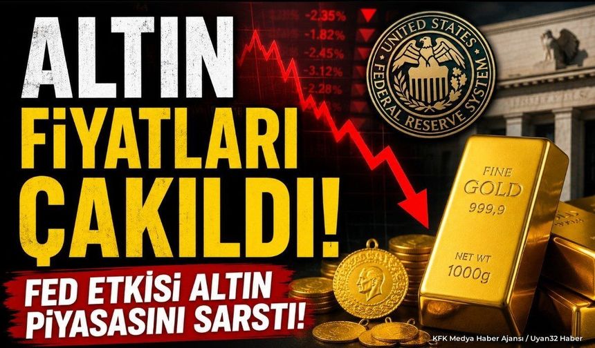 Altın Fiyatlarında Sert Düşüş: Gram ve Çeyrek Fiyatları Geriledi