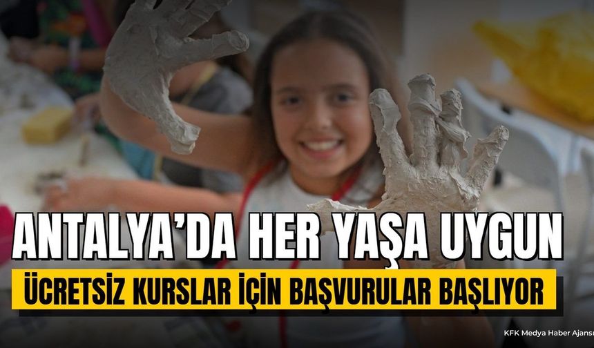 Antalya'da Ücretsiz Kış Kursu Başvuruları Başladı