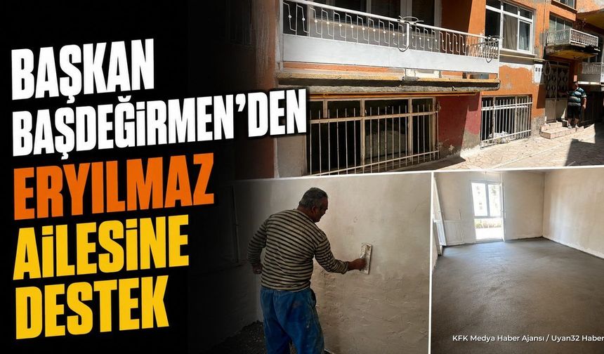 Başkan Başdeğirmen'den Ev Tadilatı İçin Yardım Eli
