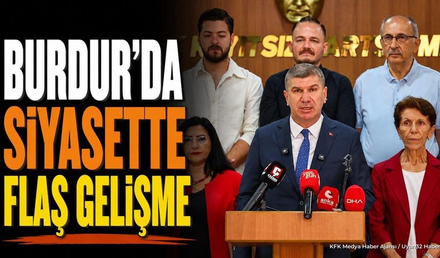 Burdur Belediye Başkanı Ali Orkun Ercengiz Yeni Parti'ye Katıldı