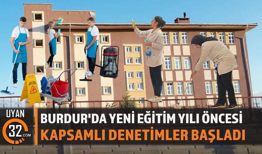 Burdur'da Eğitim Maratonu Öncesi Okullara Yakın Takip