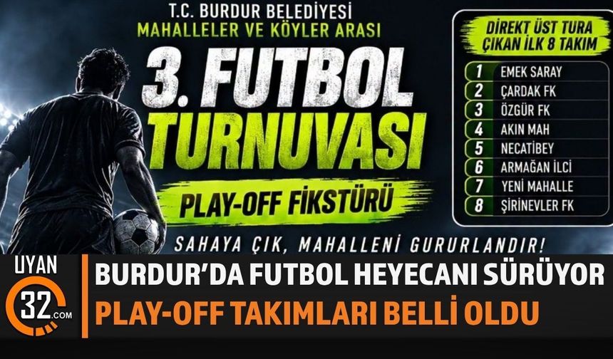 Burdur’da Futbol Turnuvasında Büyük Heyecan!