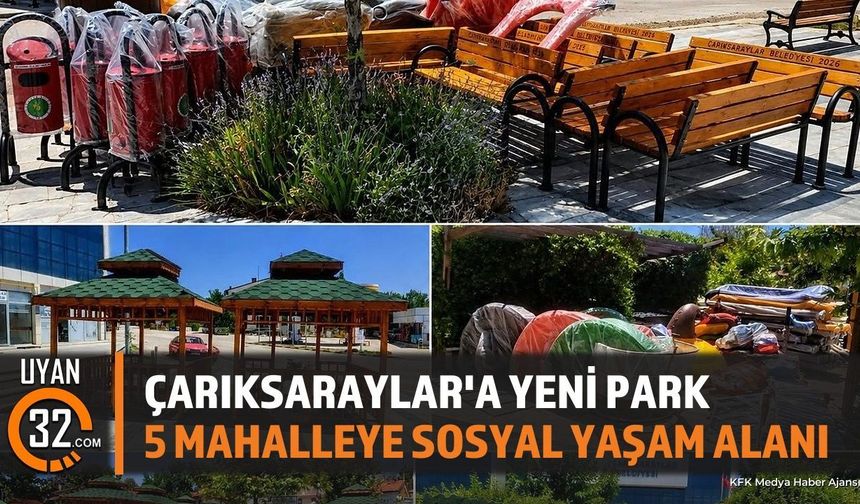 Çarıksaraylar'a Yeni Sosyal Yaşam Alanları Geliyor