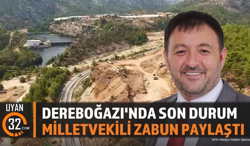 Dereboğazı Yolunda Çalışmalar Devam Ediyor