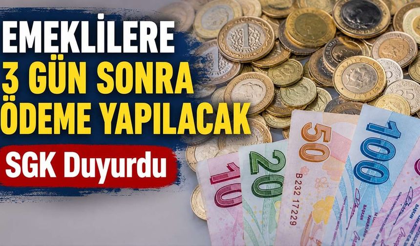 Emeklilere 7 Ağustos Tarihinde Ödeme Yapılacak