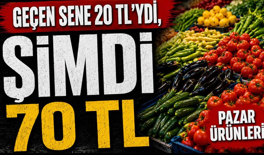 Geçen Sene 20 TL'ydi, Şimdi 70 TL