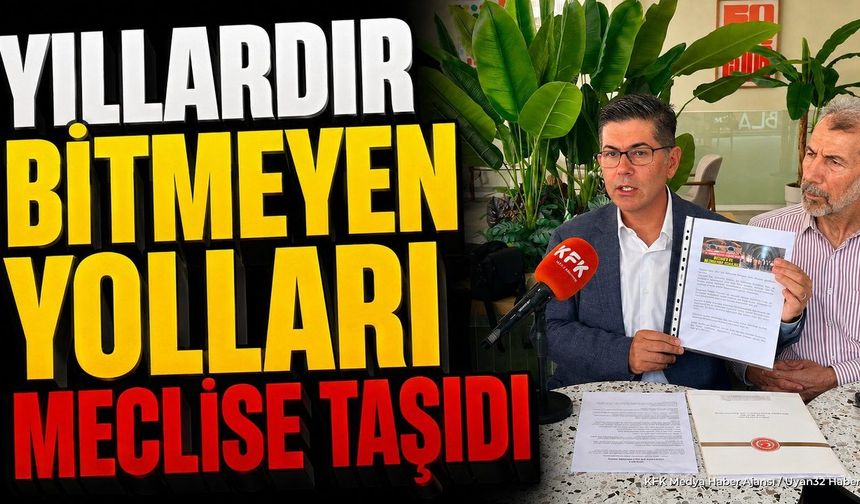 Halıcı, Isparta'nın Yıllardır Bitmeyen Yollarını Meclise Taşıdı