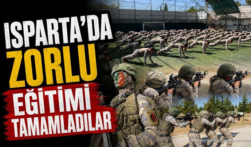 Hava Harp Okulu Öğrencileri Isparta'daki Eğitimi Tamamladı