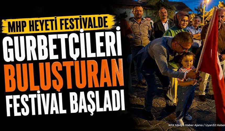 Hüyüklü 3. Gurbetçi Festivali Coşkuyla Başladı