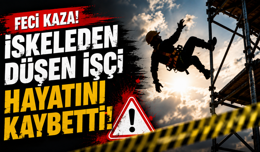İskeleden Düşen İşçi Hayatını Kaybetti