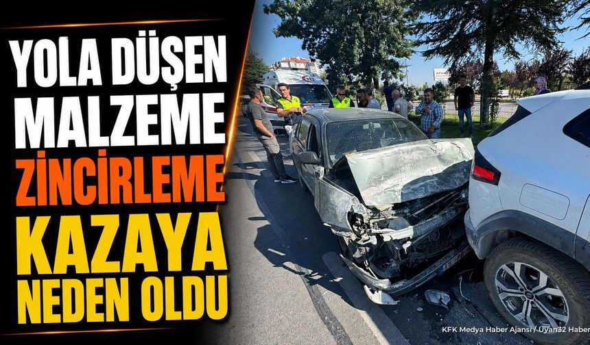 Isparta Çevre Yolu'nda Zincirleme Kaza! Araçlar Hasar Gördü