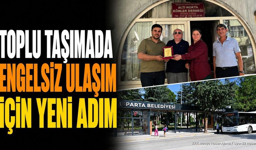 Isparta Halk Otobüslerinde Sesli Anons Dönemi Başlıyor