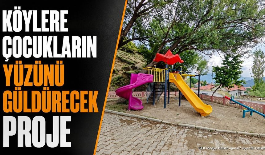 Isparta Köylerinde Yeni Yaşam ve Oyun Alanları Oluşturuluyor