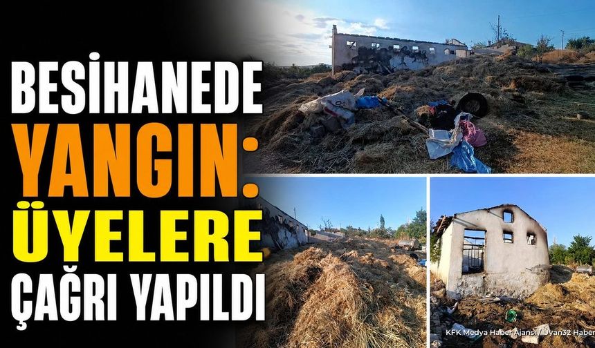 Isparta Yalvaç'ta Besihane Yangını: Birlikten Destek Çağrısı