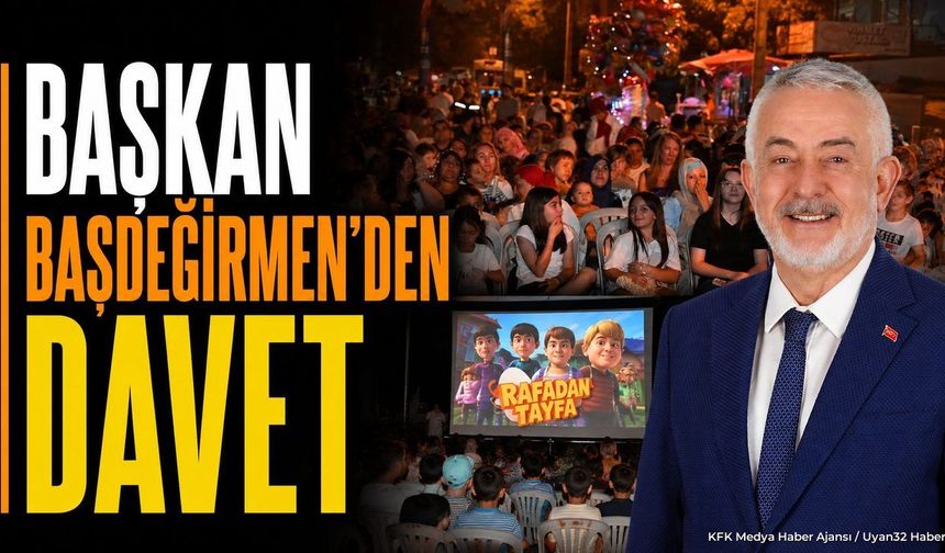 Isparta'da Çocuk Sineması Etkinliği Sidre Mahallesi'nde