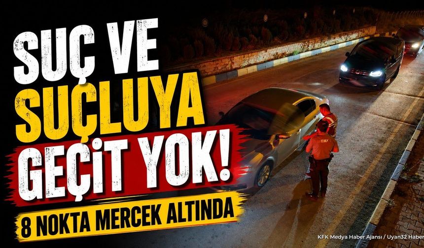 Isparta'da Eş Zamanlı Huzur Güven Uygulaması Gerçekleştirildi