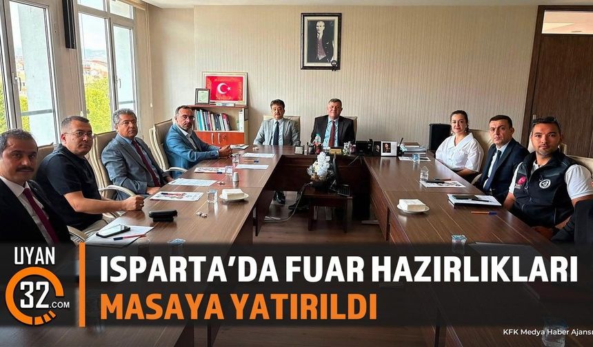 Isparta'da Fuar Organizasyonları İçin Koordinasyon Toplantısı