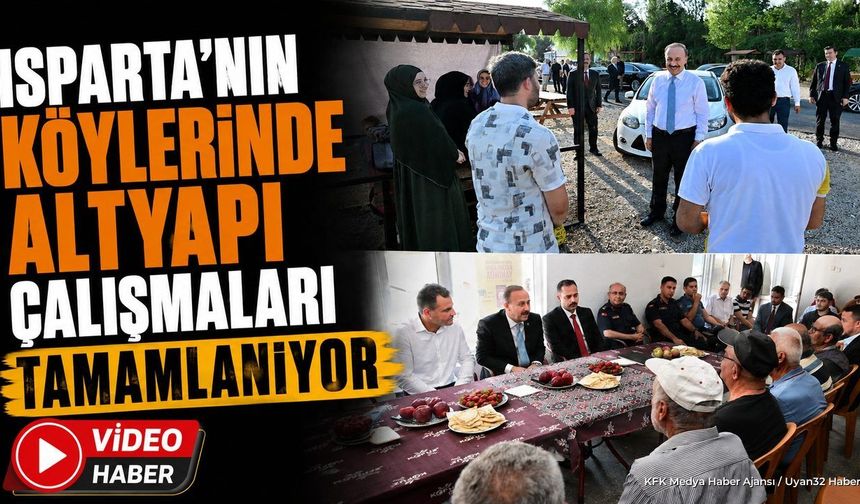 Isparta'da Köy Yollarının Yüzde 50'si Sıcak Asfaltla Kaplandı