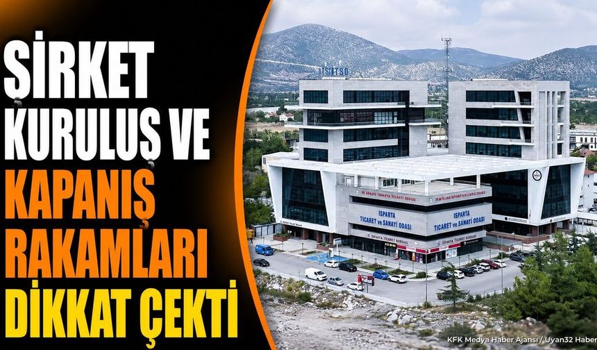 Isparta'da Şirket Rakamları Açıklandı