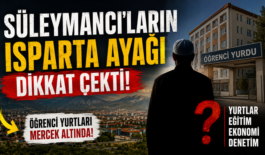 Isparta’da Süleymancılar Gündemi: Gözler Yurtlara Çevrildi