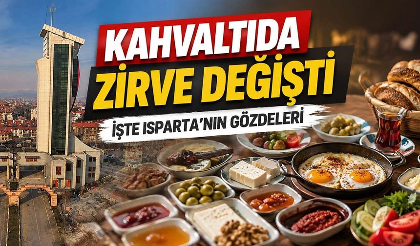Uyan32 Araştırdı: Google Maps kullanıcı puanlarına göre Isparta'nın en beğenilen kahvaltı mekânları