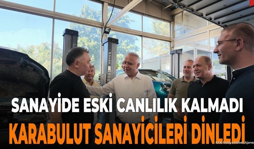 ITSO Adayı Yunus Karabulut Yeni Sanayi Esnafıyla Buluştu