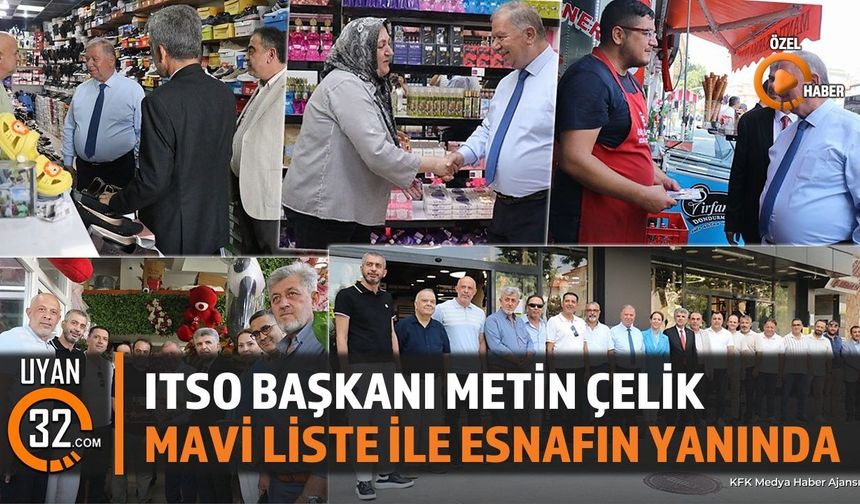 ITSO Başkanı Metin Çelik Esnaf Ziyaretiyle Projelerini Anlattı