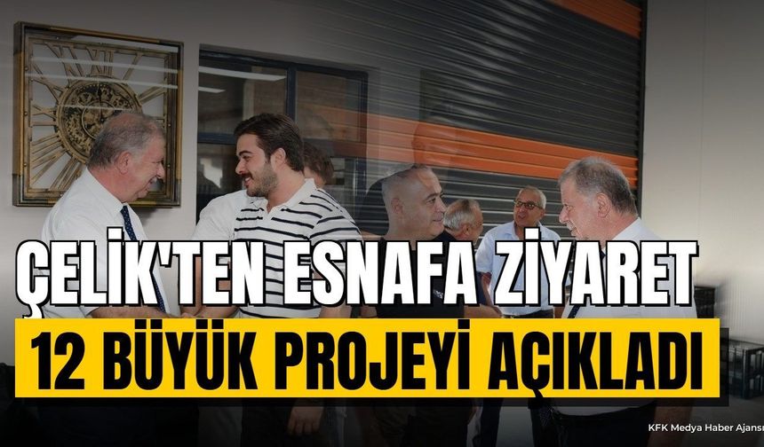 ITSO Başkanı Metin Çelik'ten Esnafa 12 Büyük Proje Müjdesi
