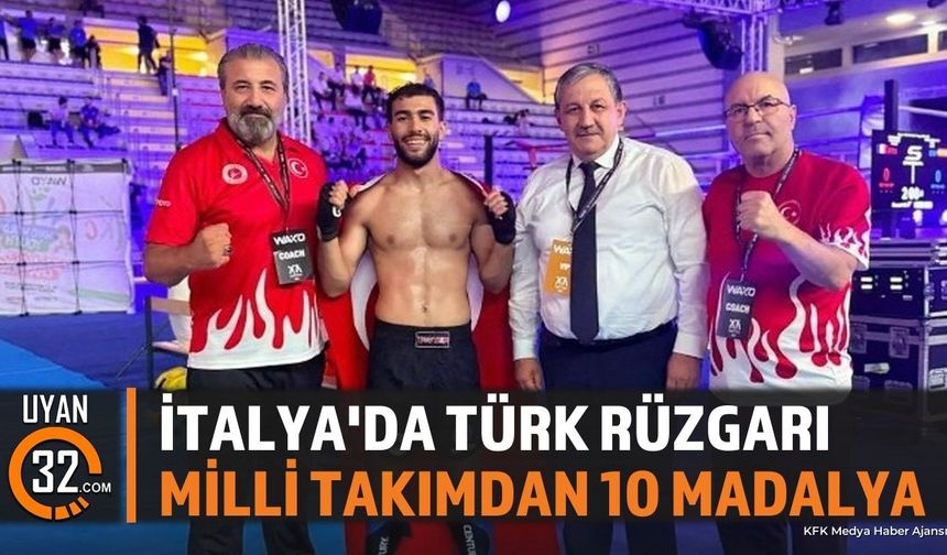 Milli Kickboks Takımı İtalya'da 10 Madalya Kazandı