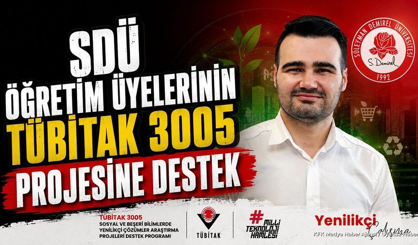 SDÜ'nün Yeşil Kamu Alımları Projesine TÜBİTAK Desteği