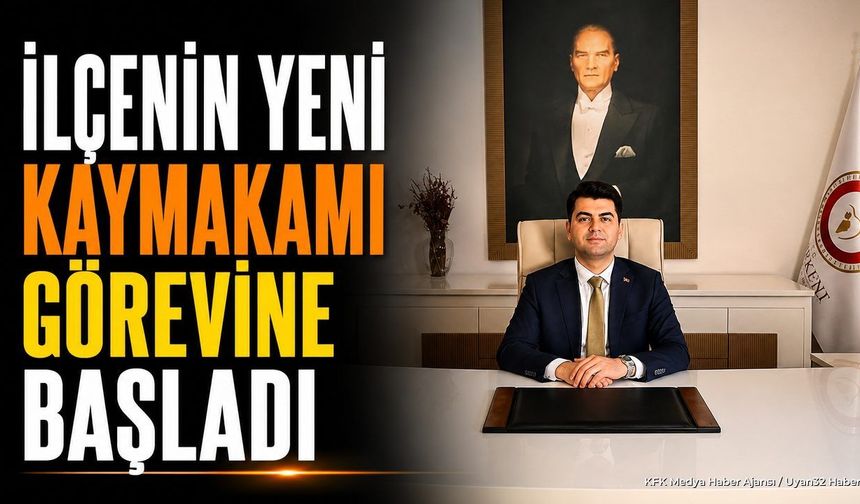 Senirkent Kaymakamı Muhammet Samet Bahar Göreve Başladı