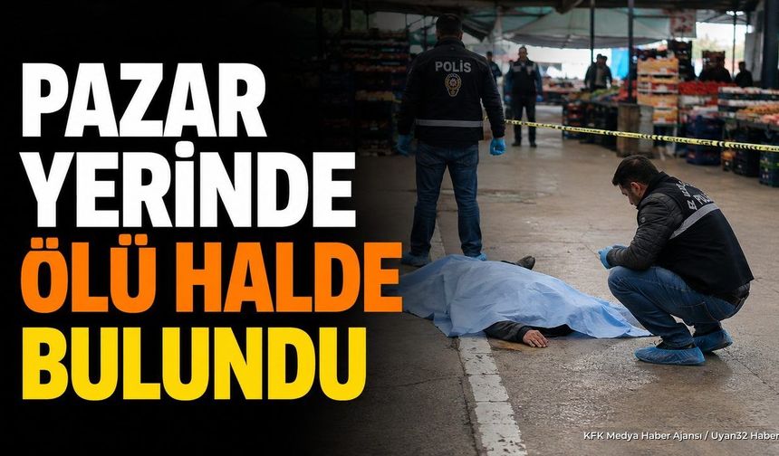 Son Dakika..! Pazar Yerinde Ölü Halde Bulundu