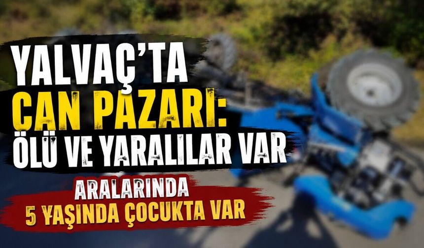 Yalvaç'ta Can Pazarı: Ölü Ve Yaralılar Var