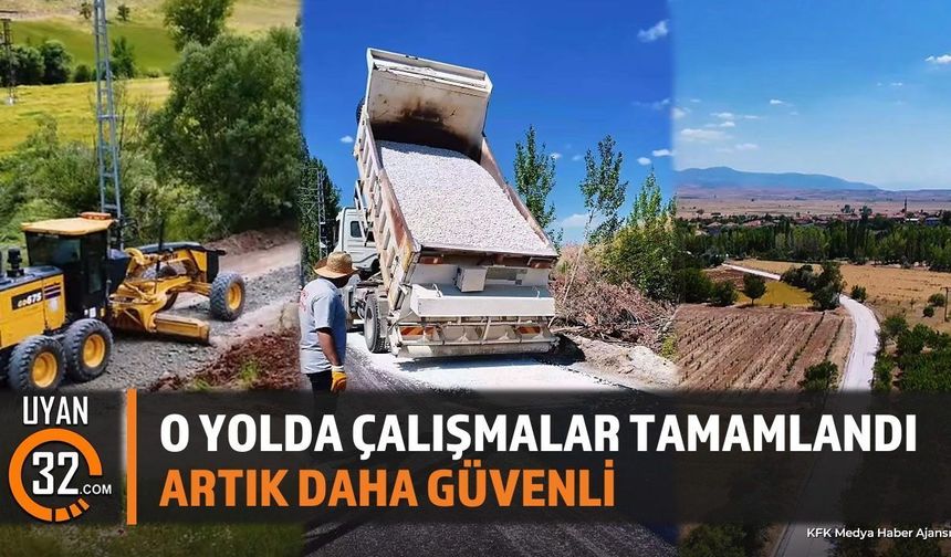 Yalvaç'ta Ulaşımı Rahatlatacak Çalışma Tamamlandı
