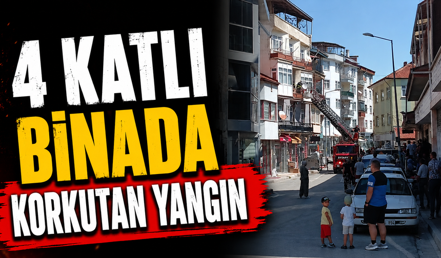 Isparta Şarkikaraağaç'ta Bina Yangını: Ekipler Müdahale Etti