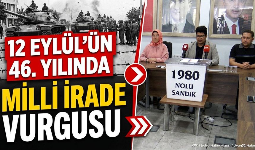 1980 SANDIĞIYLA SERT MESAJ!