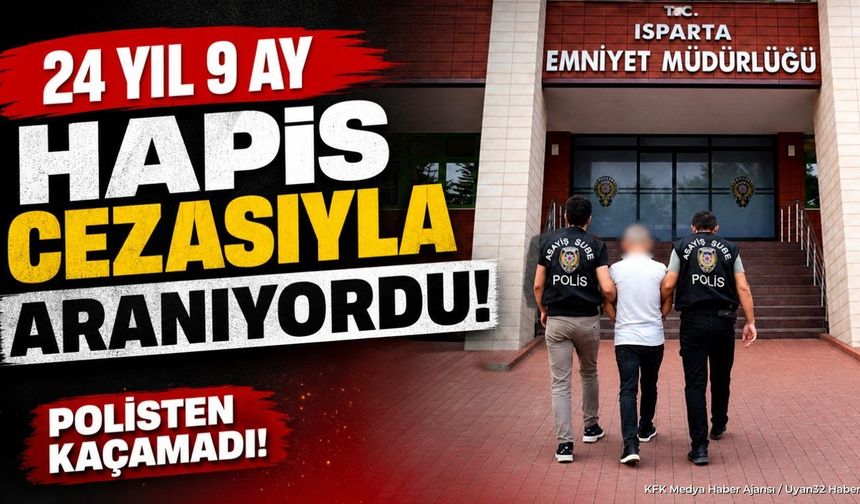 24 YILLIK FİRARA POLİS ENGELİ!