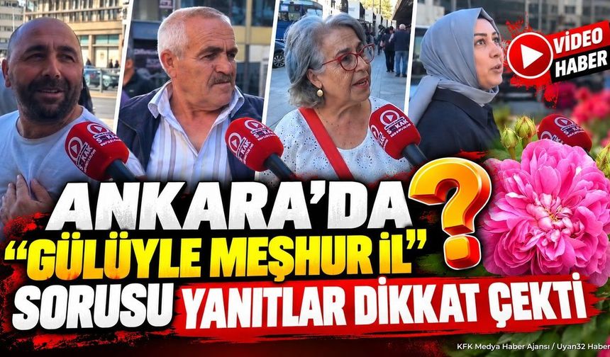 GÜL SORUSUNA ŞAŞIRTAN CEVAPLAR!