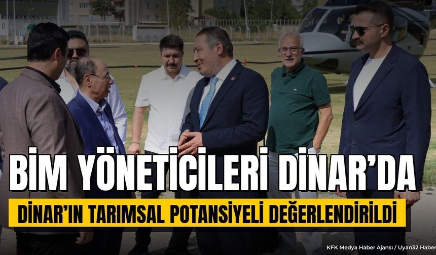 BİM Üst Yönetimi Dinar'da Zirvede Buluştu: İş Birliği Masada