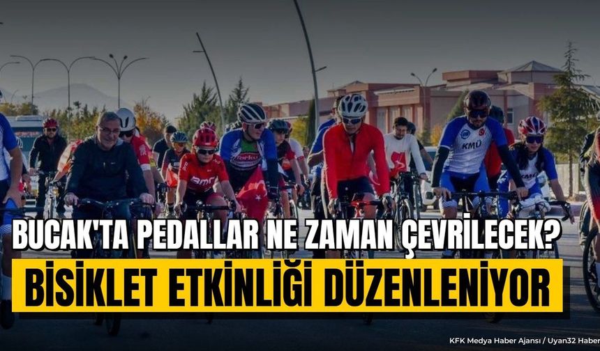 Bucak Belediyesi'nden Bisiklet Etkinliği: Pedallar Çevrilecek