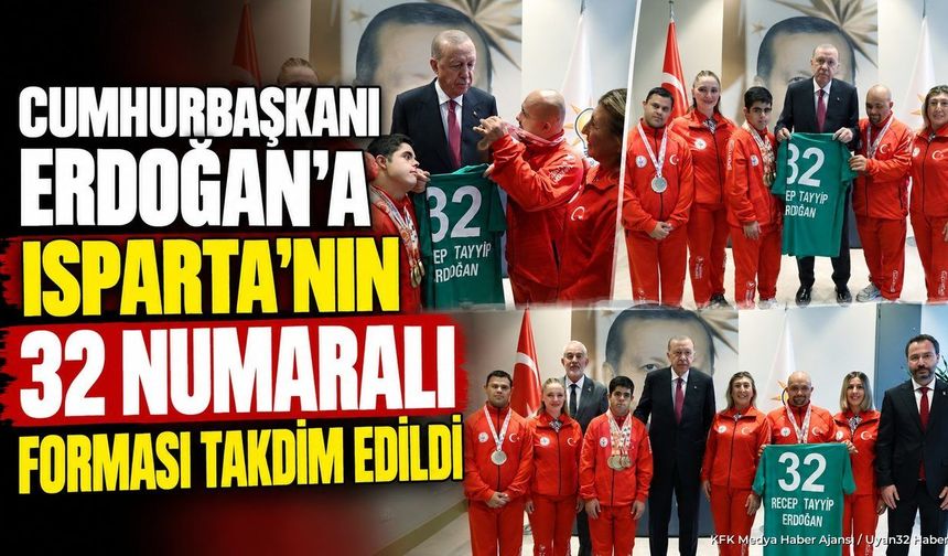 ERDOĞAN'A 32 NUMARALI SÜRPRİZ
